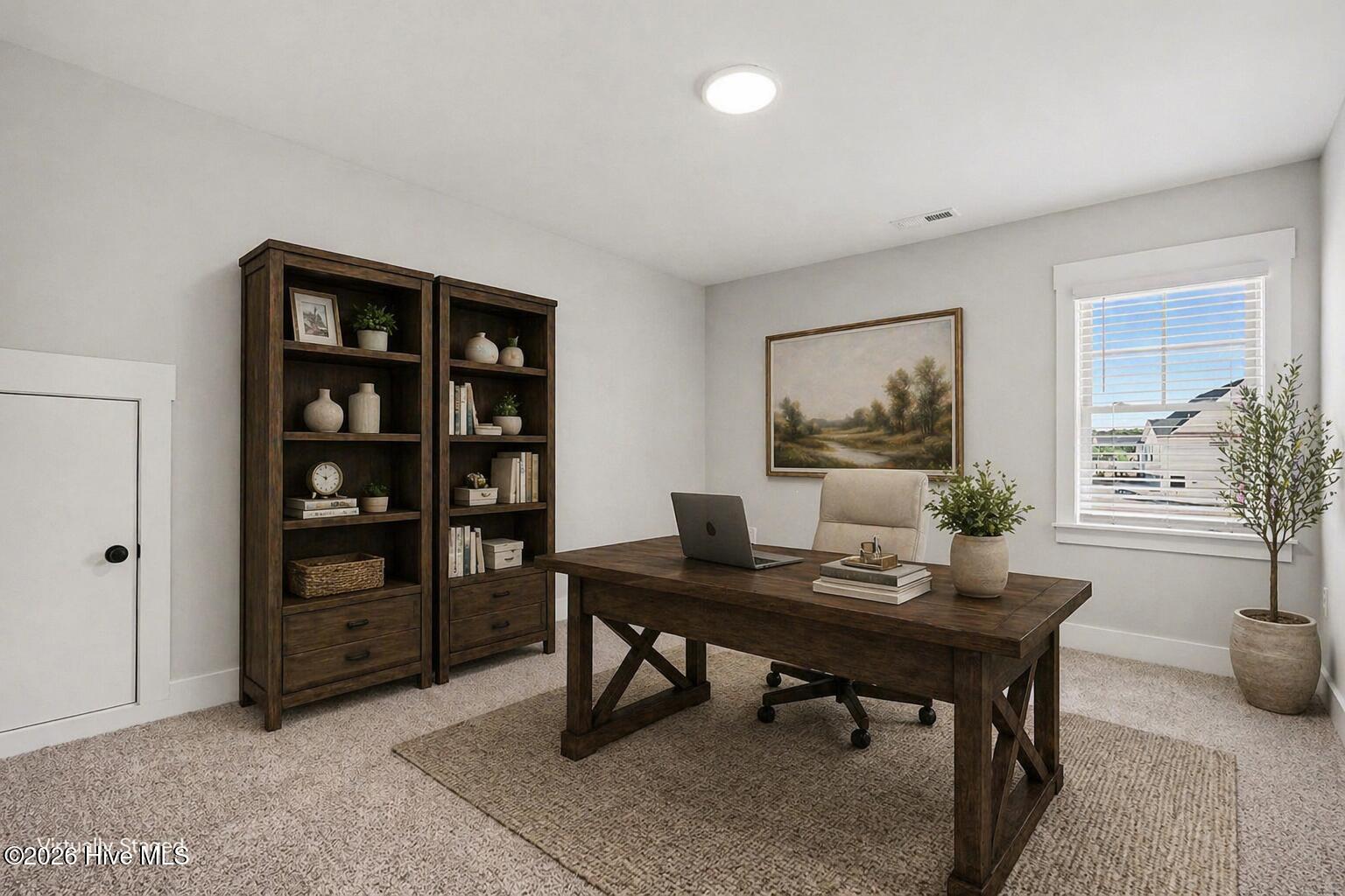 Virtually Staged Office