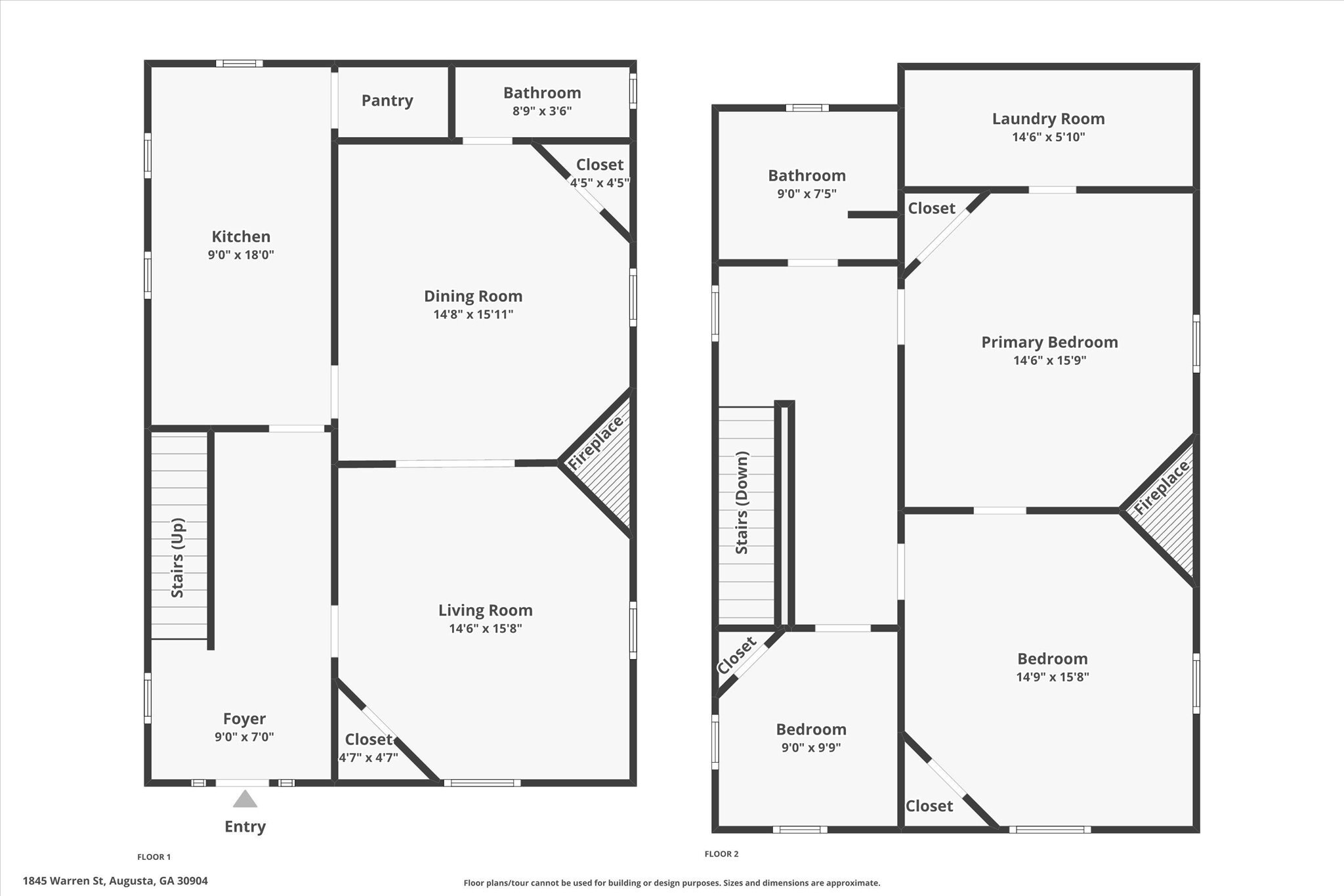 Homes For Sale - 1845 Warren Street<br/> Augusta, GA 30904