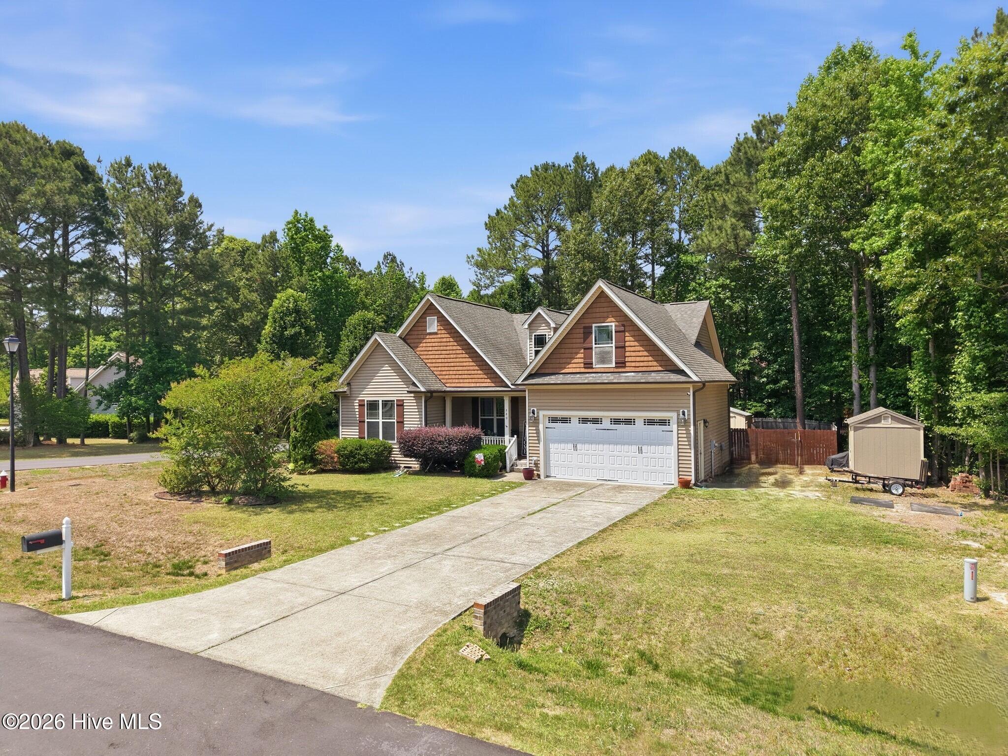 Exterior photo of 220 Water Oak Way, Louisburg, NC 27549. MLS: 100573365