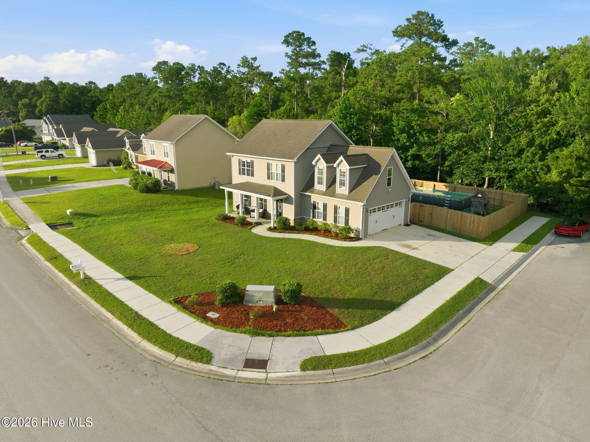 Exterior photo of 219 Jasmine Lane, Jacksonville, NC 28546. MLS: 100583009