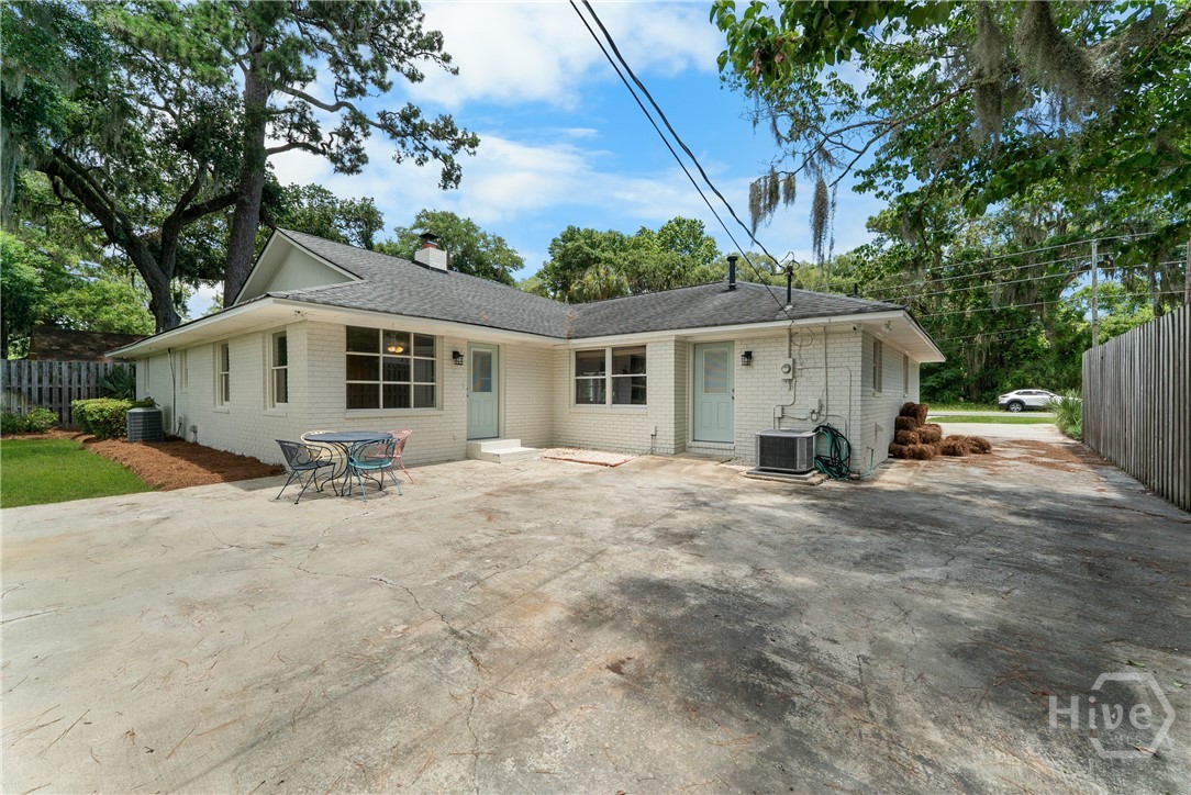 rear view of home