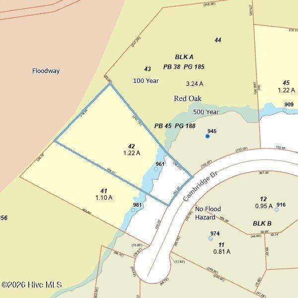 961 Cambridge - GIS Street Map Zoom