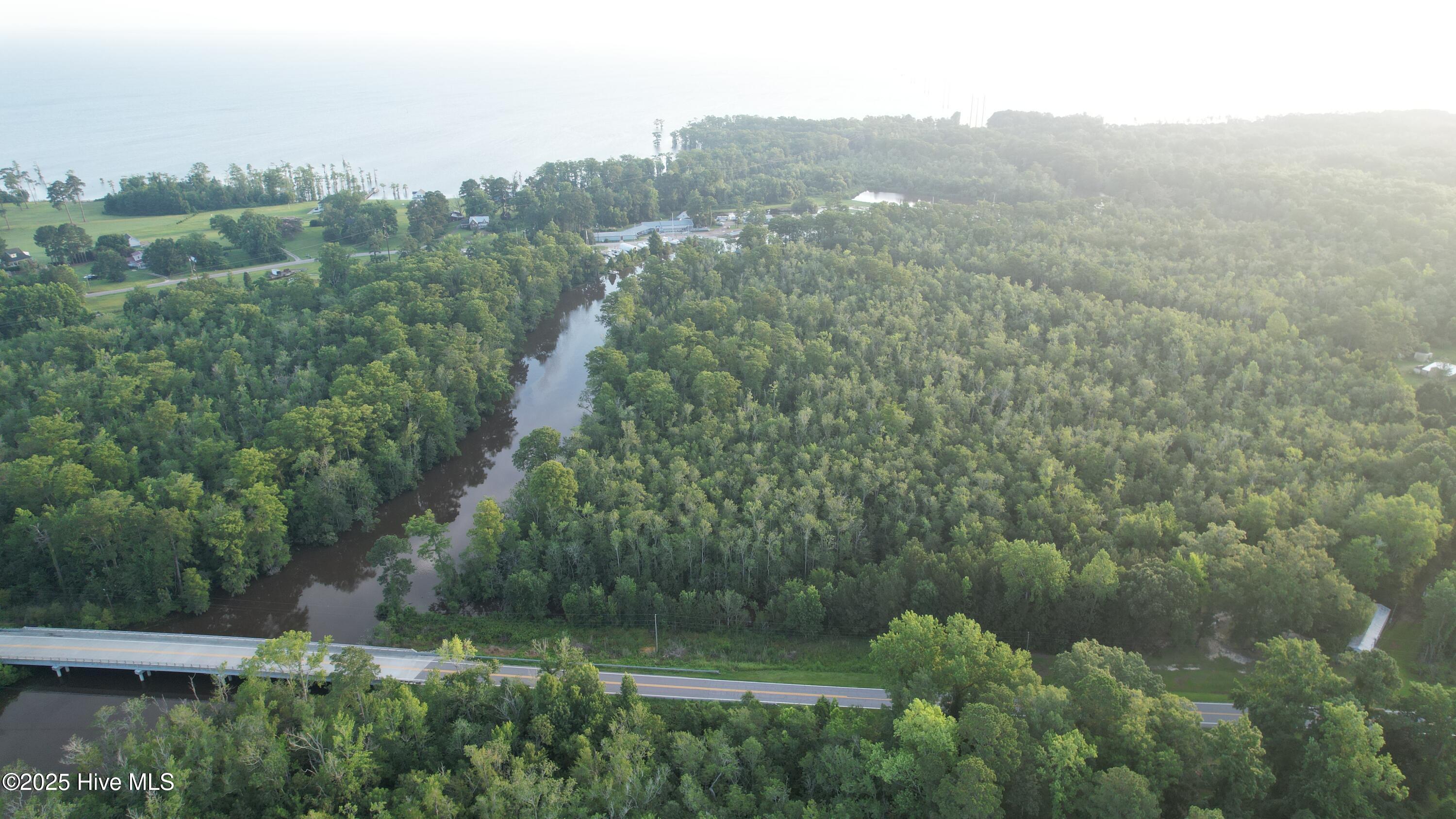 Mackeys Creek and canal on property
