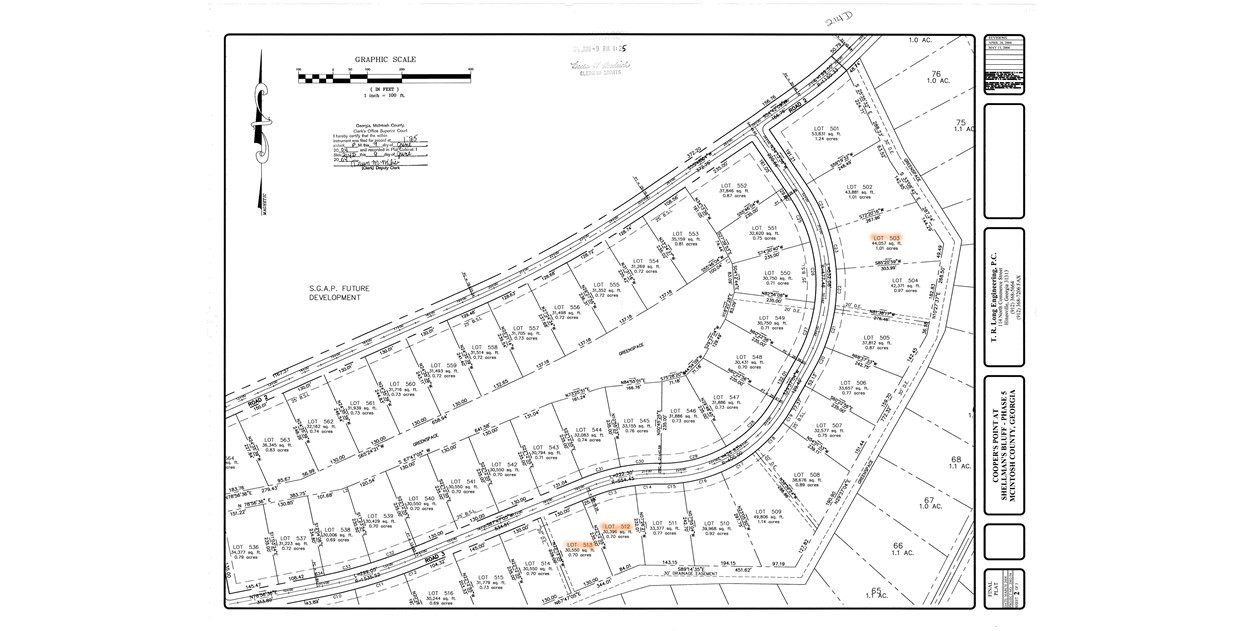 Lot 503, 512 and 513
