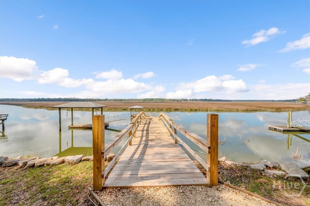 Entrance to the Private Dock from Back Yard