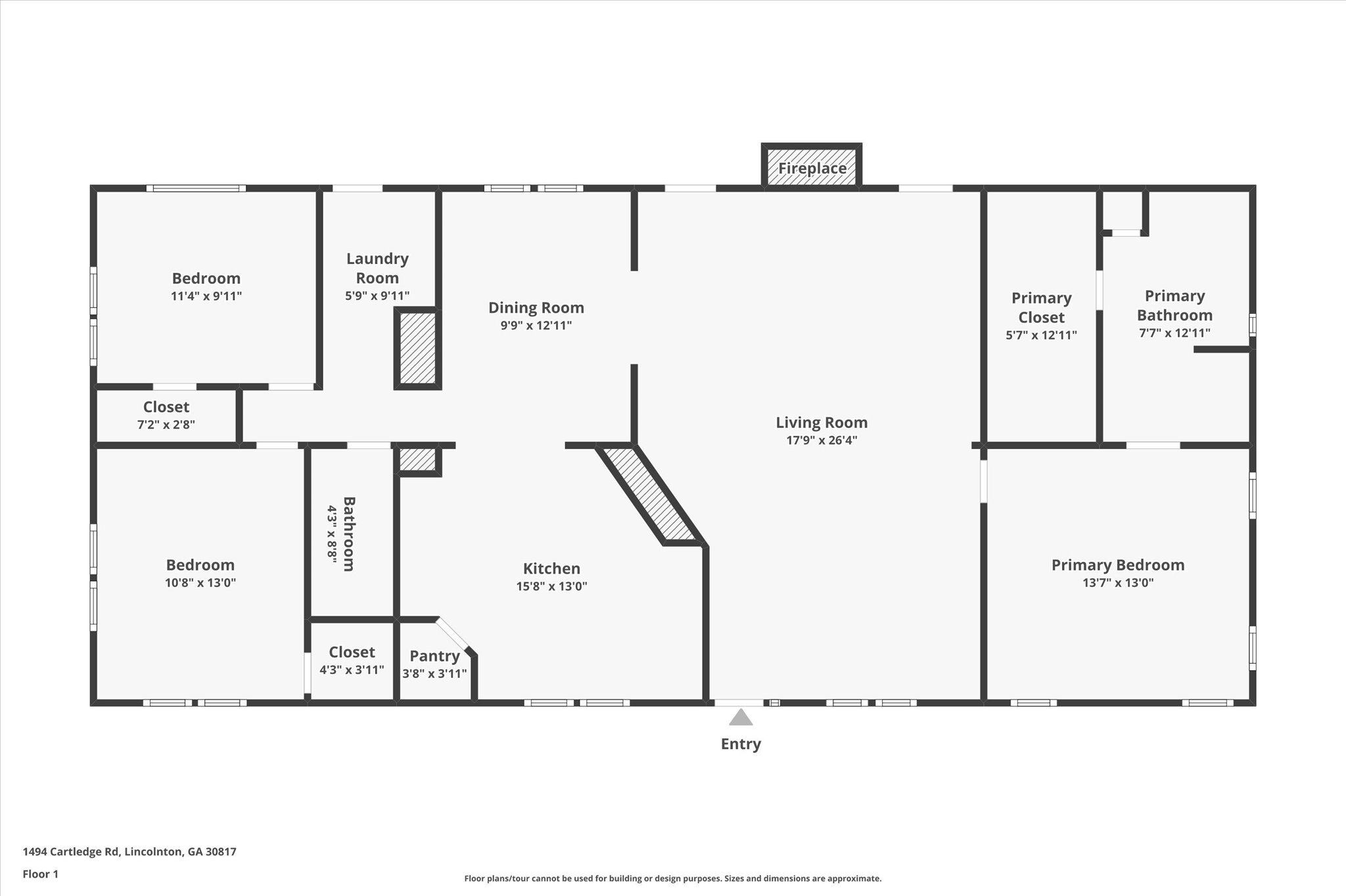 Homes For Sale - 1494 Cartledge Road<br/> Lincoln County, Lincolnton, GA 30817
