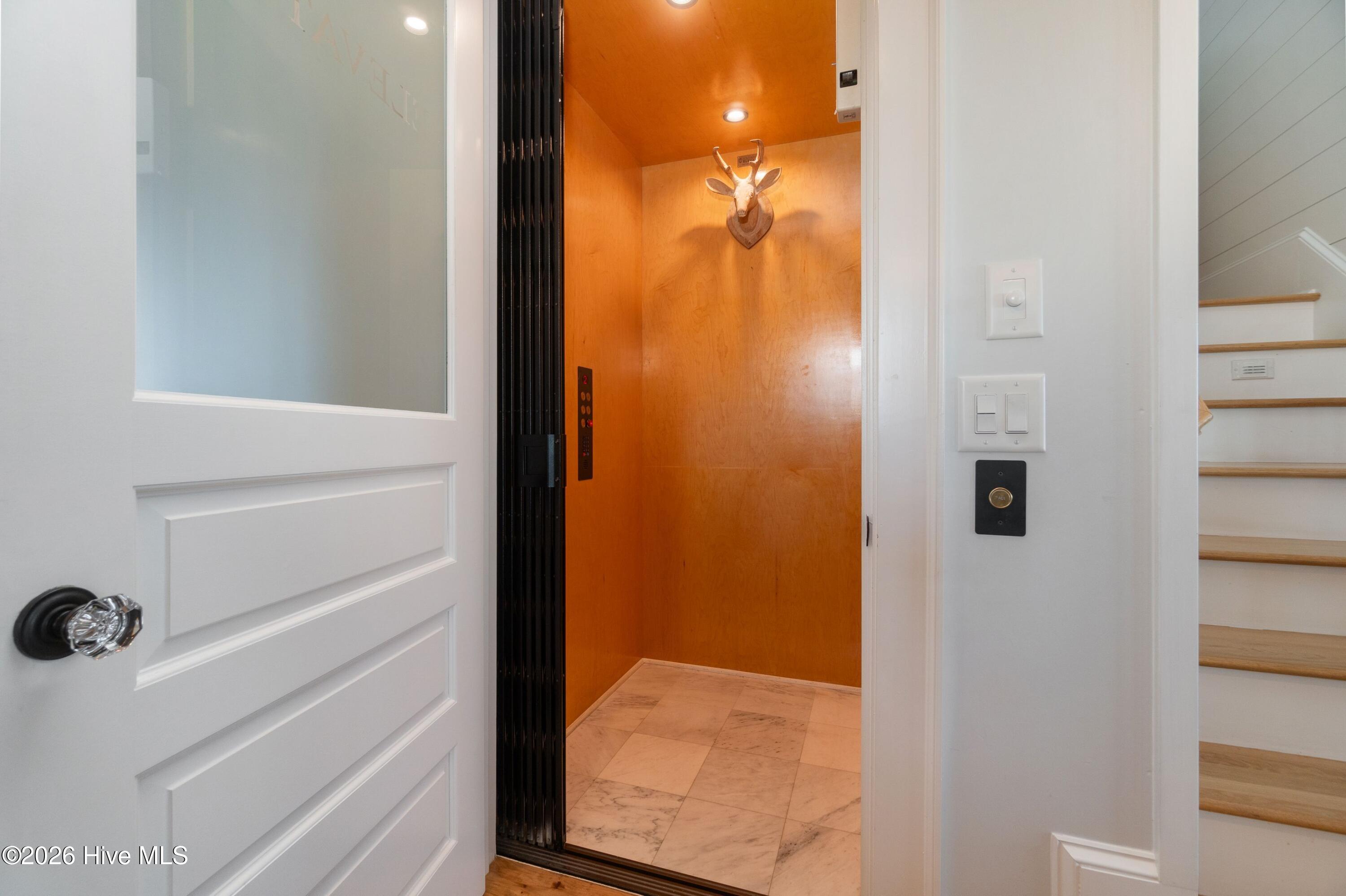 Elevator serving all floors