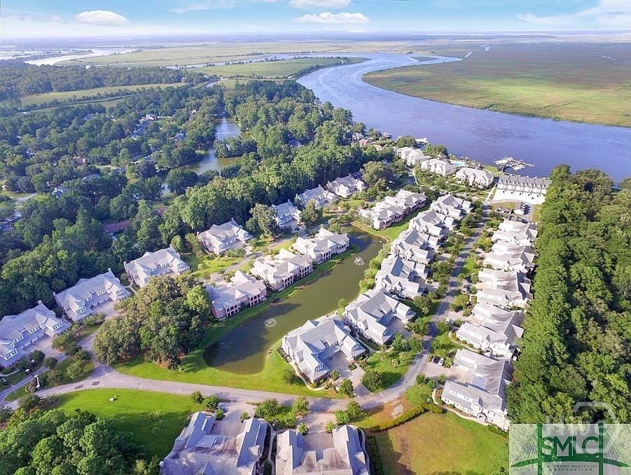 Ariel of River Oaks gated Community on the Ogeechee
