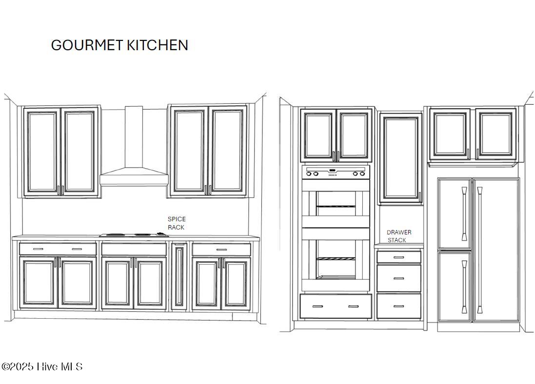 6231 Raystone Way, Leland, NC 28451 – photo 11: Gourmet Kitchen Cabinet Layout