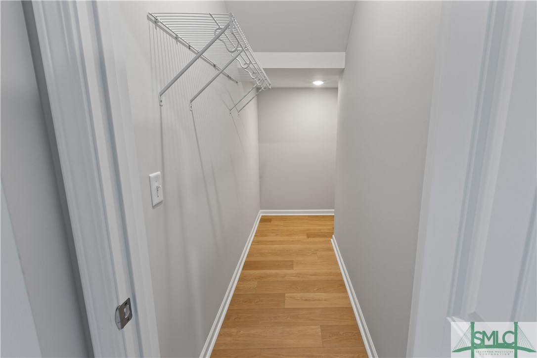 Expansive under stairs storage space!