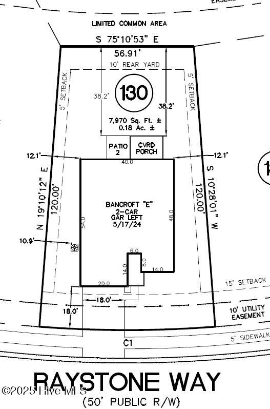 6231 Raystone Way, Leland, NC 28451 – photo 21: Plot plan