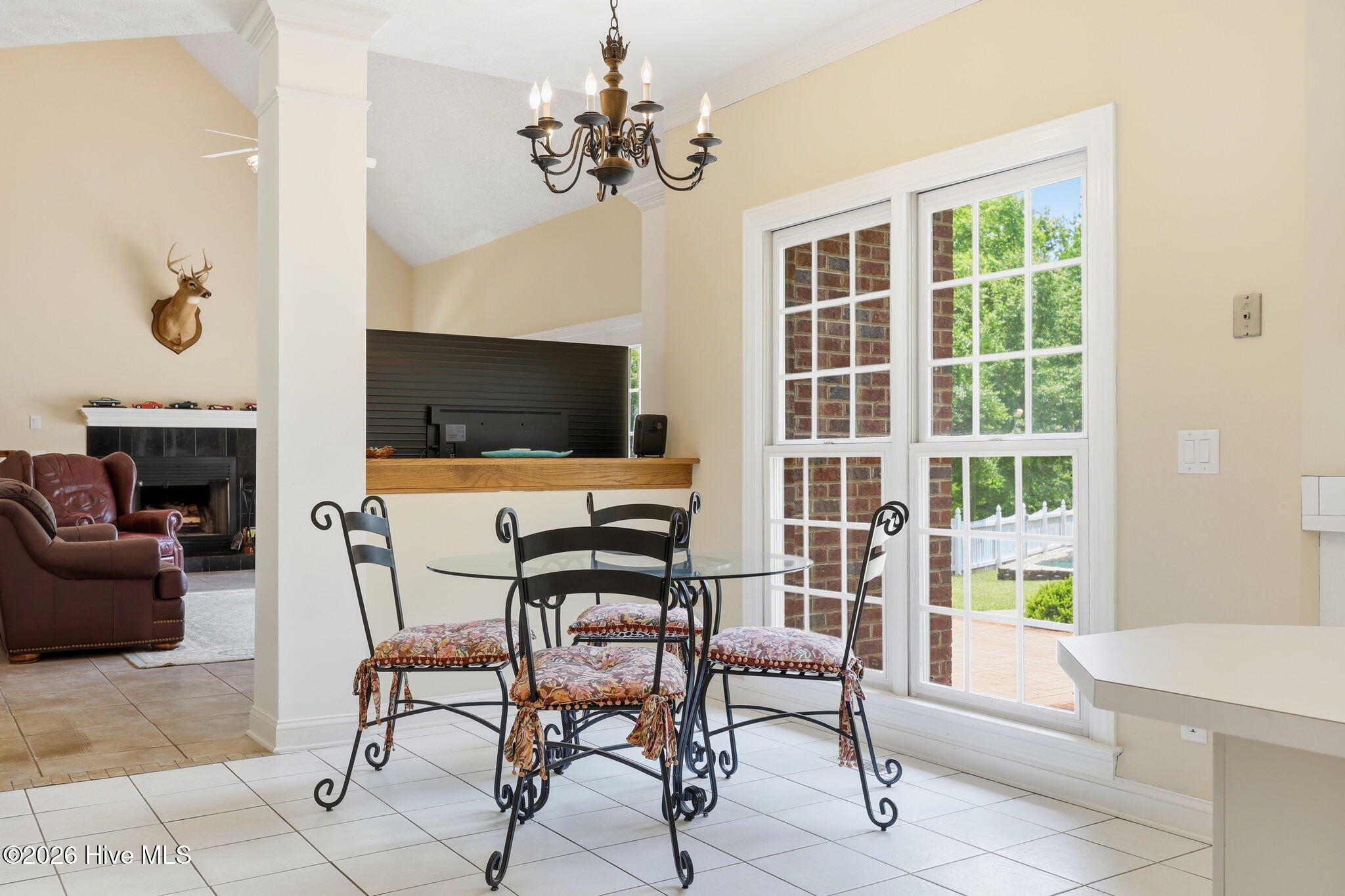 easy transition to the living spaces and large footprint to allow for hanging out