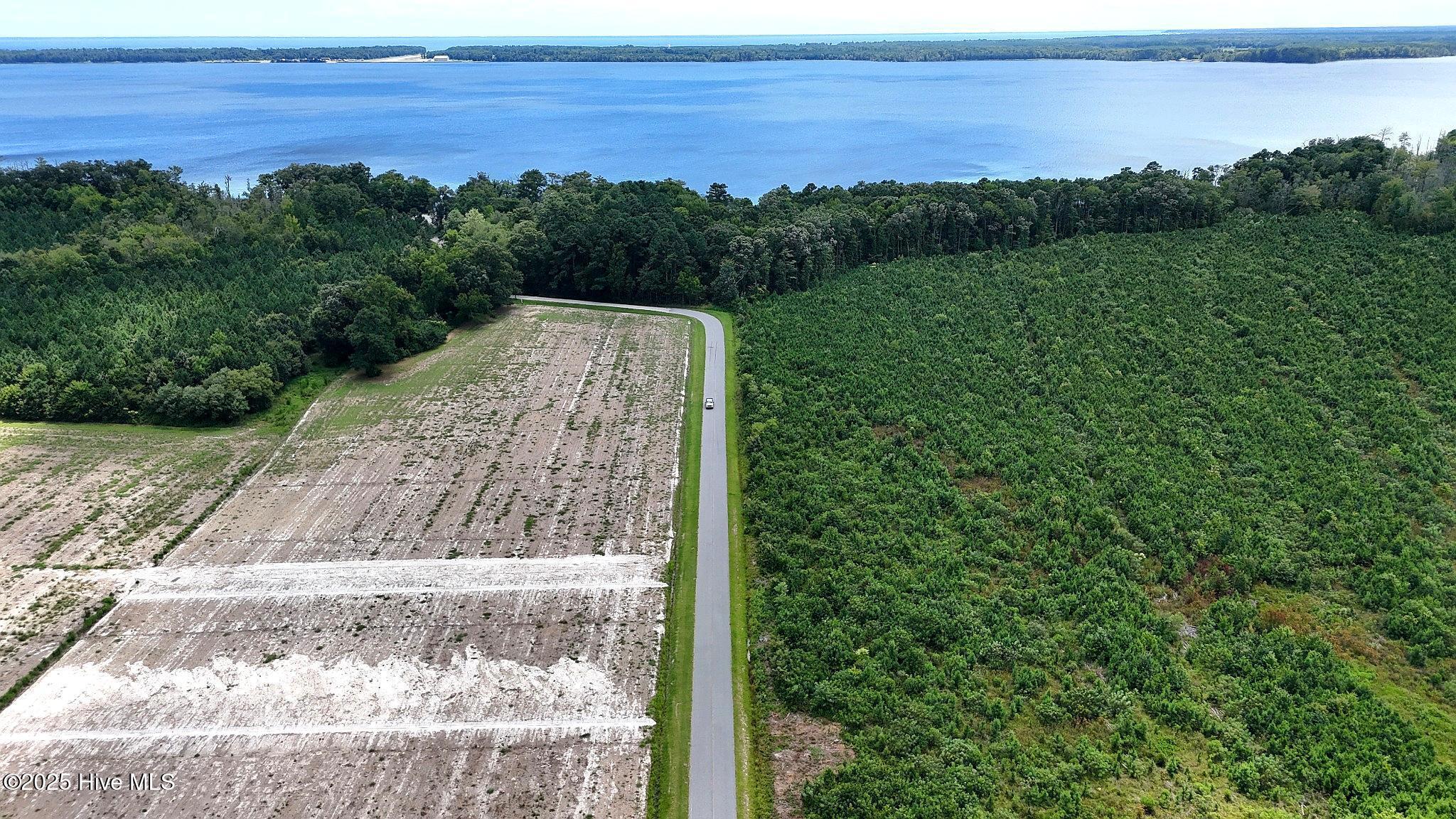 Boat Ramp Road overhead of road