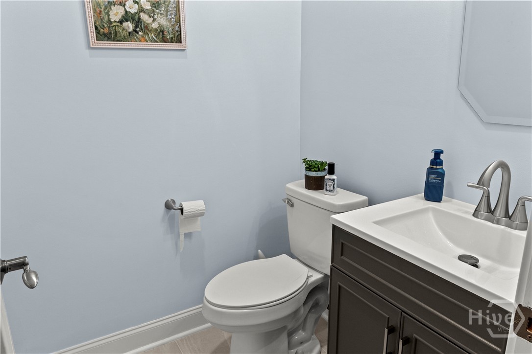 Half Bath off the living area