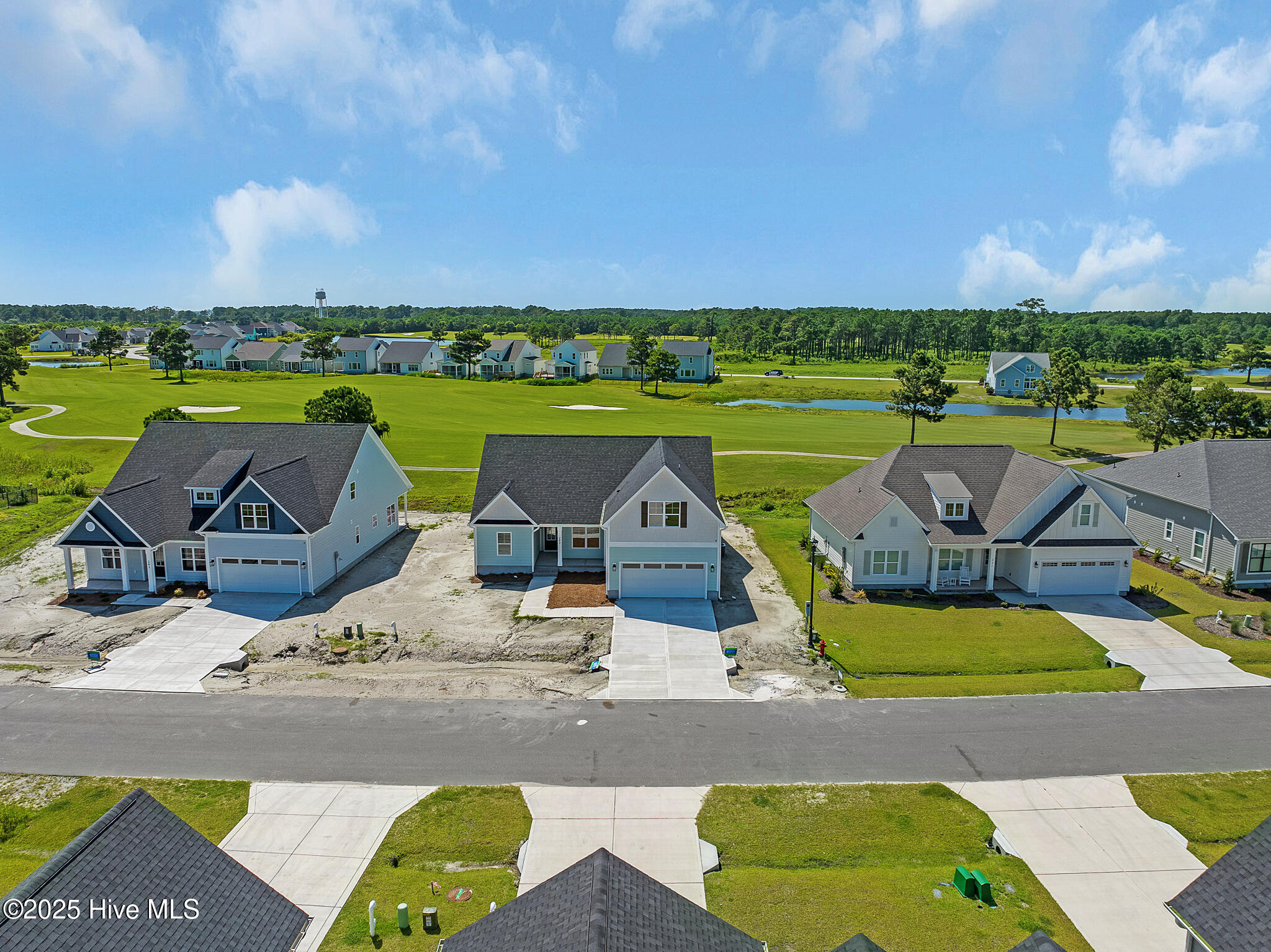 New construction on golf course