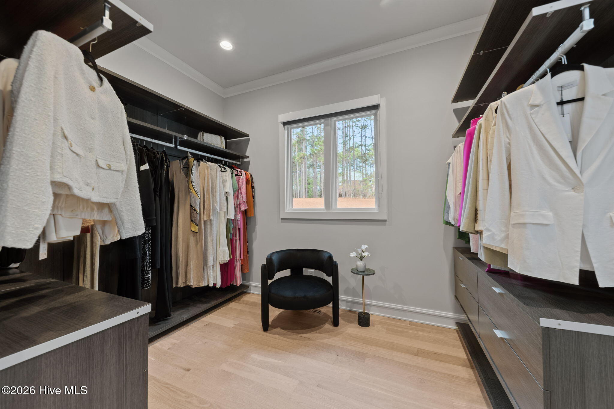 Two Custom Walk-In Closets