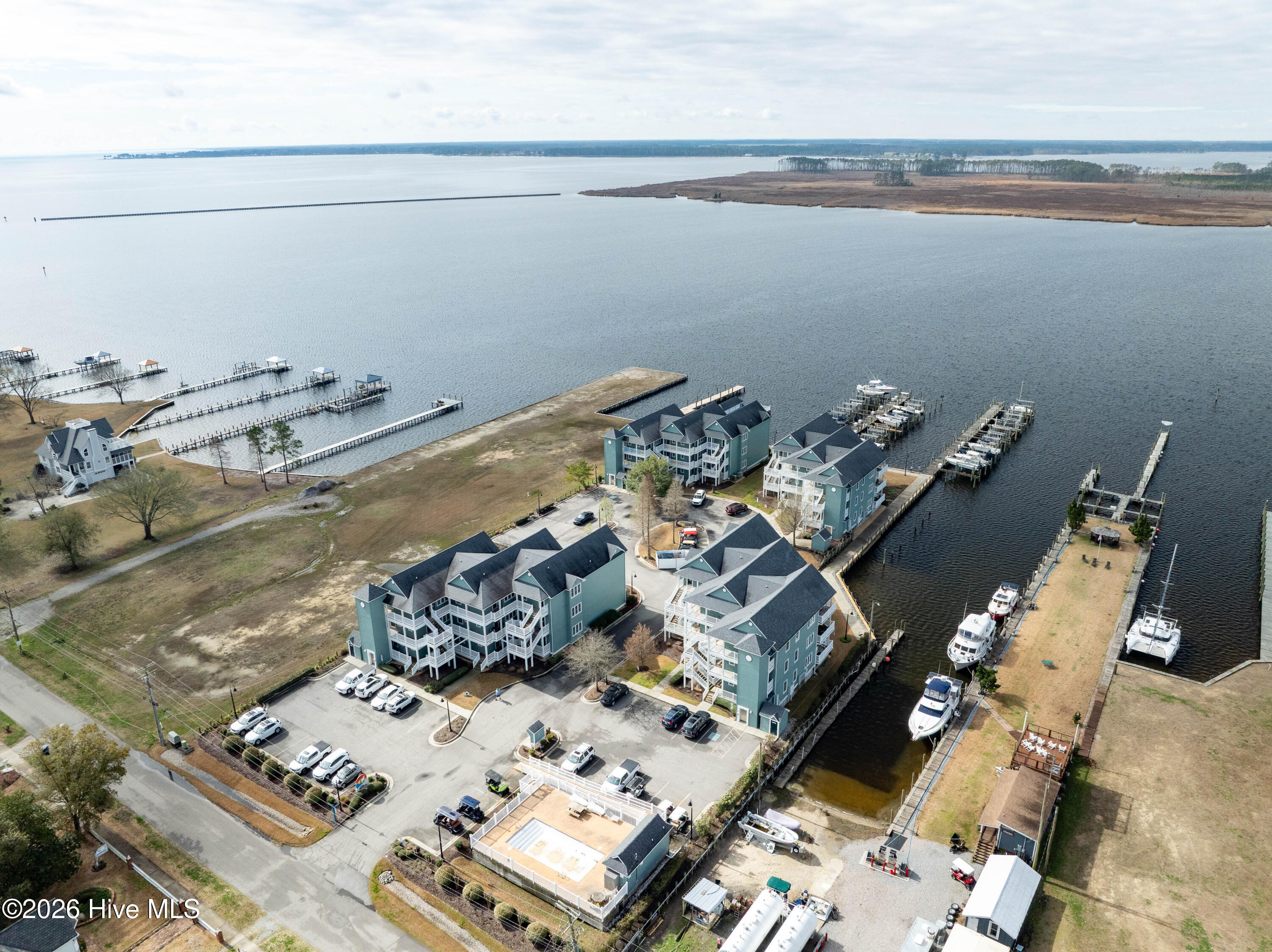 Looking out to the Pungo River