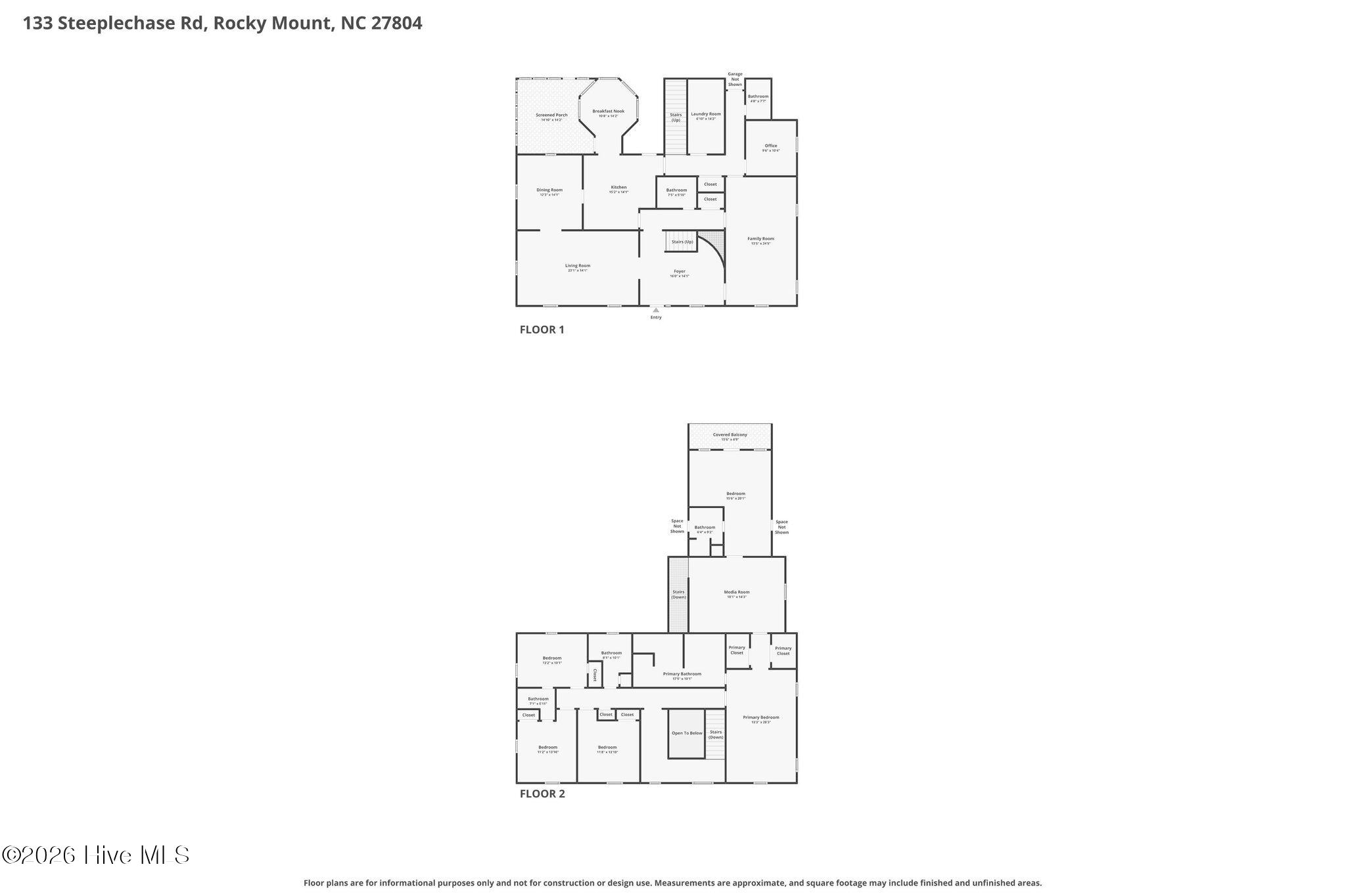 Exterior photo of 133 Steeplechase Road, Rocky Mount, NC 27804. MLS: 100573732
