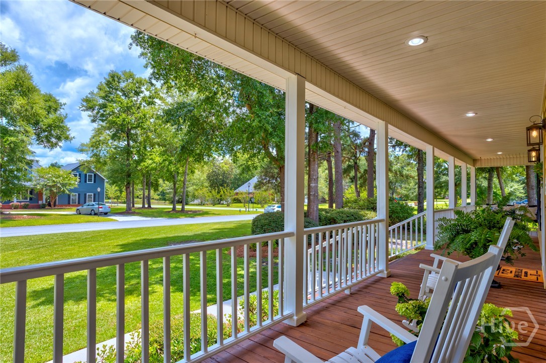 front porch partial view