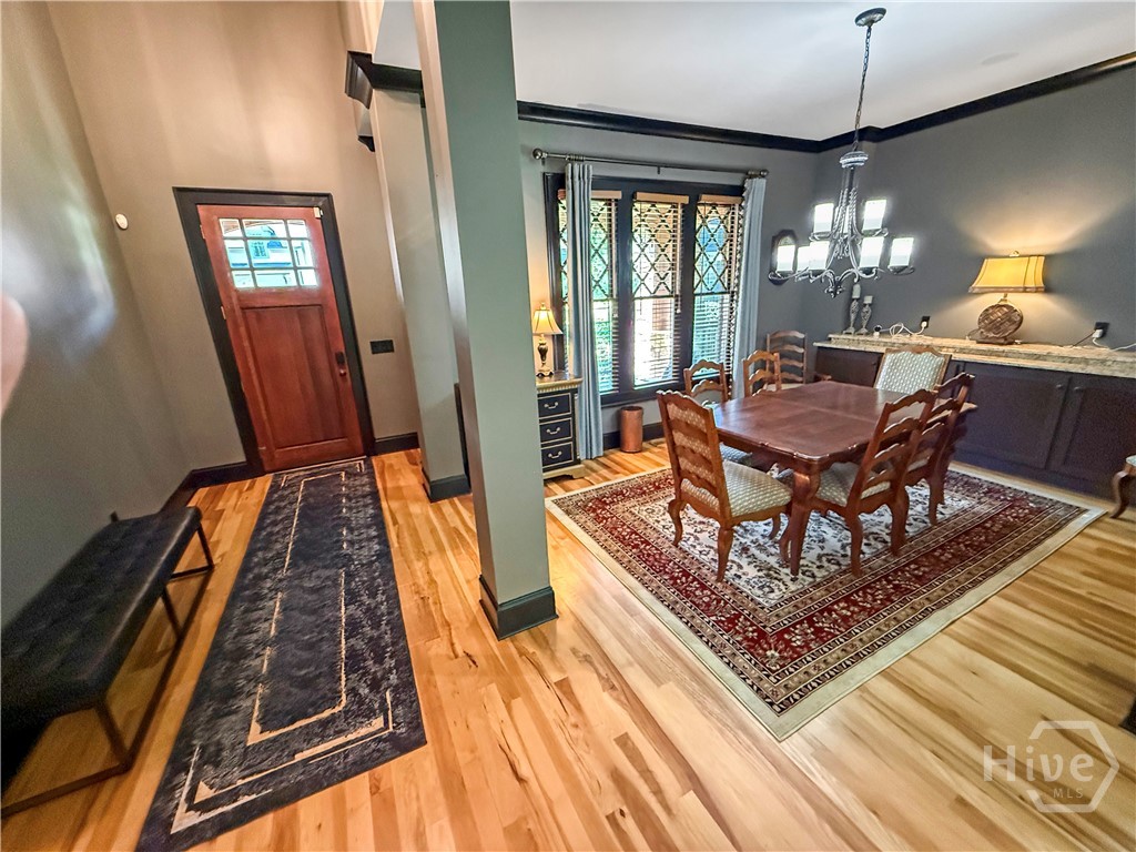 Entry Foyer/Dining Room on your left