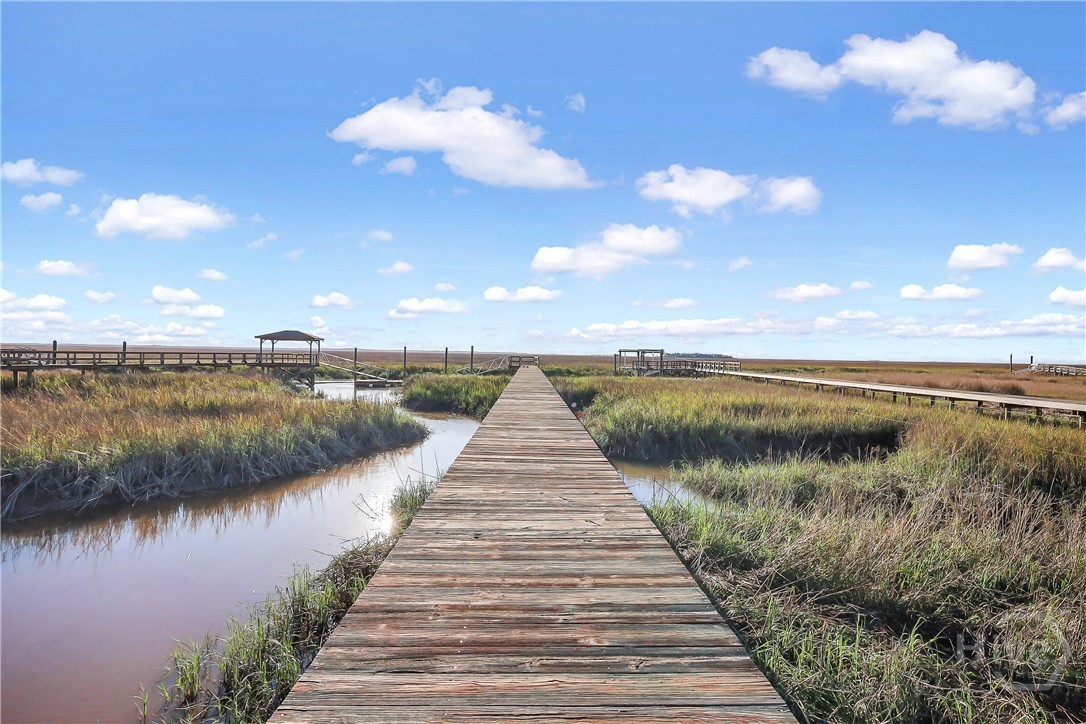 Deepwater.  Approximately 7 ft at low tide.