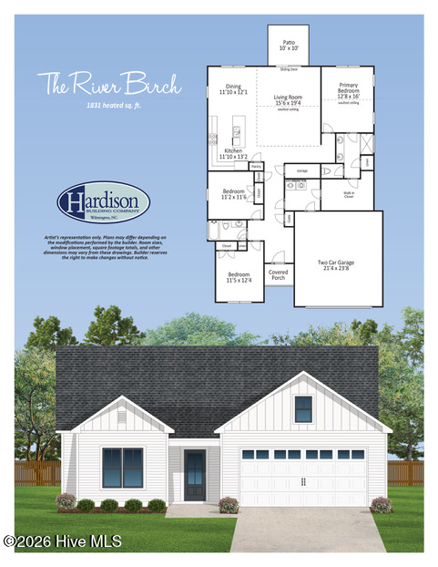 Exterior photo of 107 Eddie Drive, Burgaw, NC 28425. MLS: 100612430