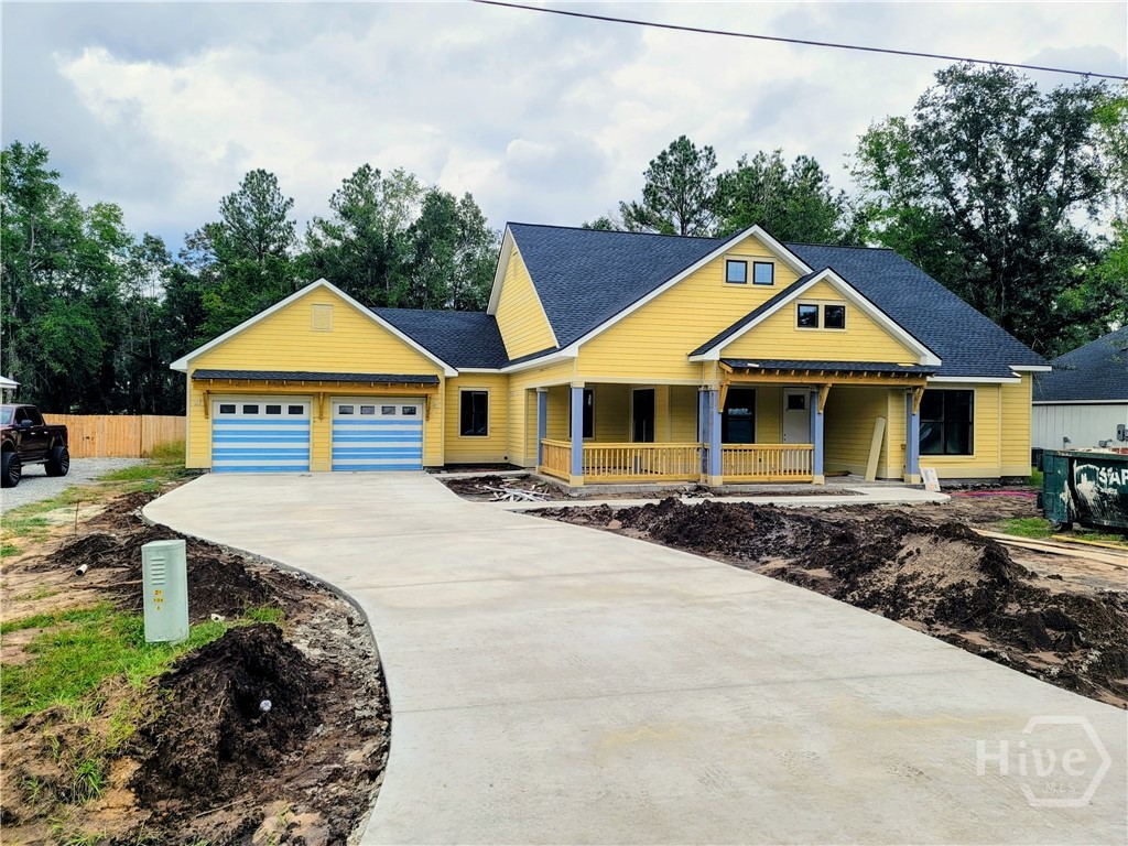 Exterior Front - Actual Home (hardie plank siding