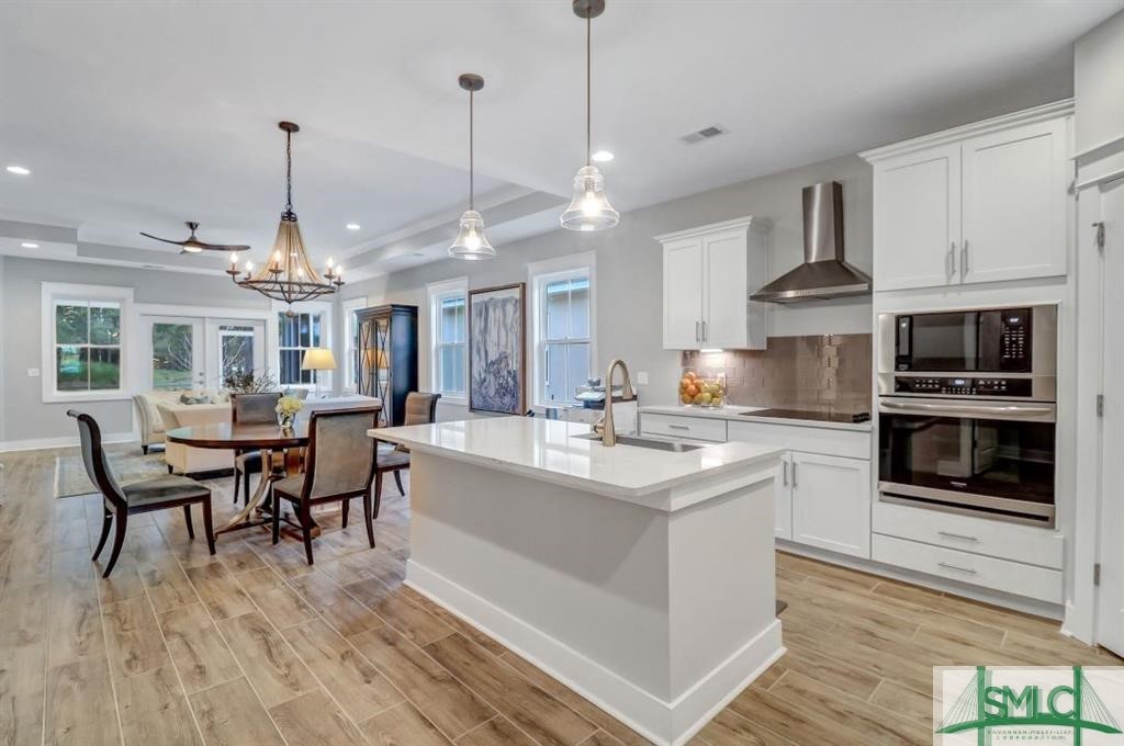 Kitchen open to Living Room