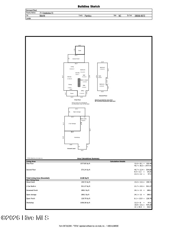 Exterior photo of 71 Creekview Court, Merritt, NC 28556. MLS: 100606480