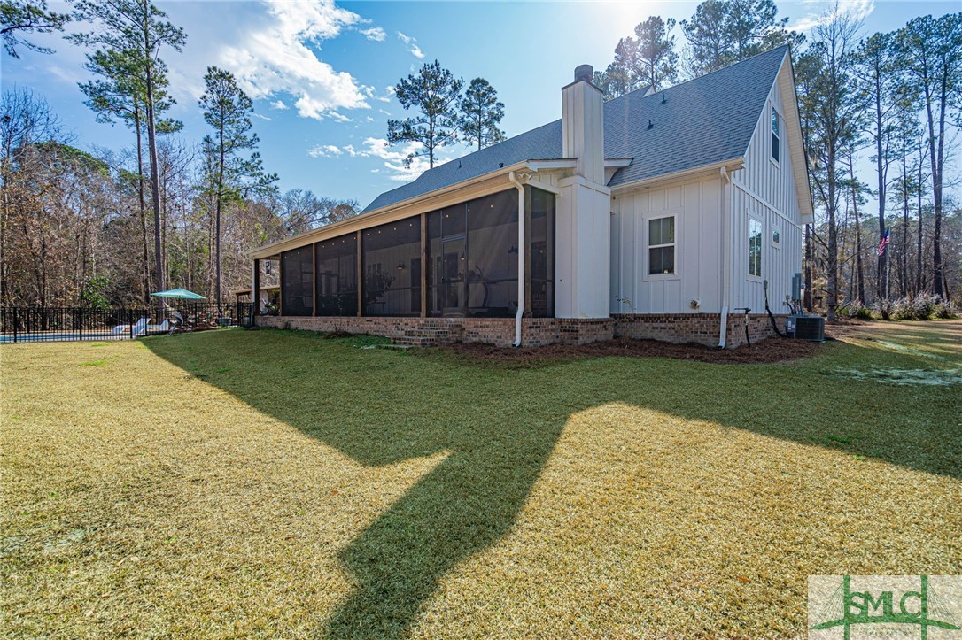 Rear Of Home