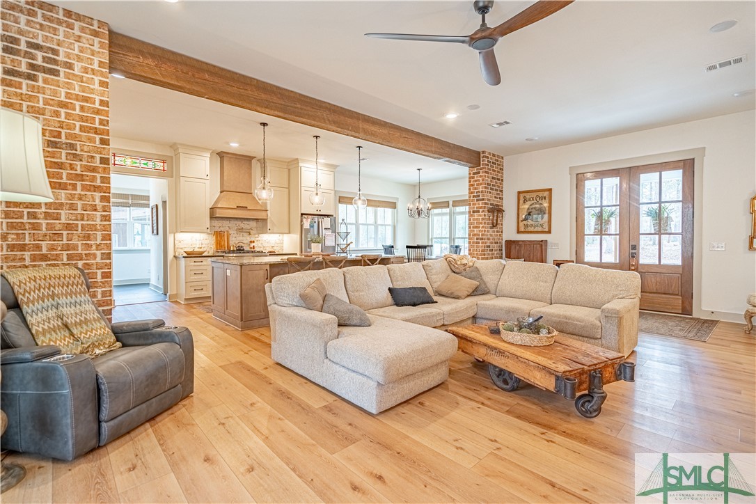 From Stairs toward Great Room and Kitchen