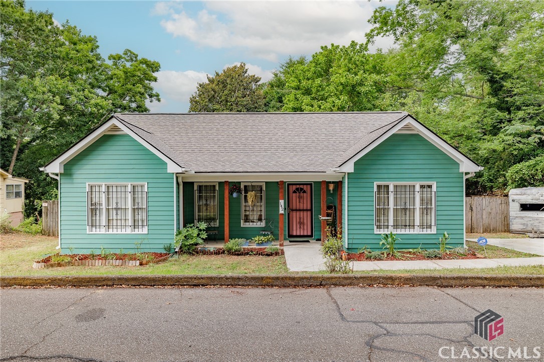 SELLER OFFERING $10,000 TOWARD BUYER CLOSING COSTS W/ ACCEPTABLE OFFER! Just listed in Chicopee-Dudley neighborhood just moments from Downtown Athens, UGA, and several walking trails & parks! This charming ranch has a brand new architectural roof, fresh exterior paint, and a newer HVAC system (2021). Zero steps to entry from sidewalk/ porch to the front door make for easy access. The home totals three bedrooms and two bathrooms and includes a fully fenced backyard. The guest bathroom underwent a complete renovation in 2024. Spacious owner's suite features vaulted ceiling and ensuite bathroom. Prime location close to city bus line, Dudley Park, The Greenway, and UGA.