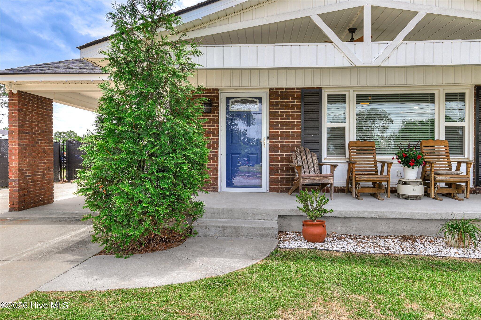 Large Covered Front Porch