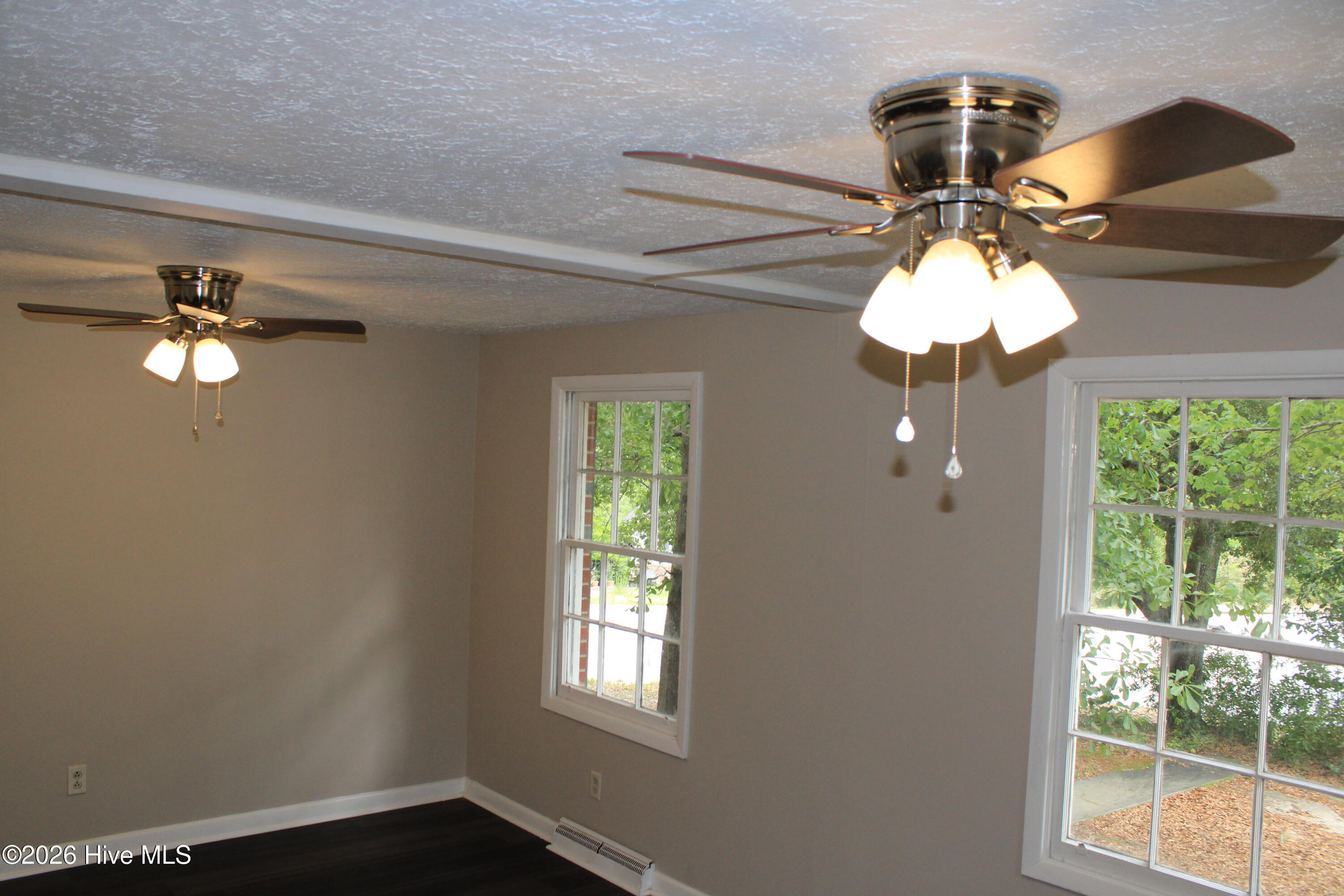 Upstairs Double Ceiling Fans