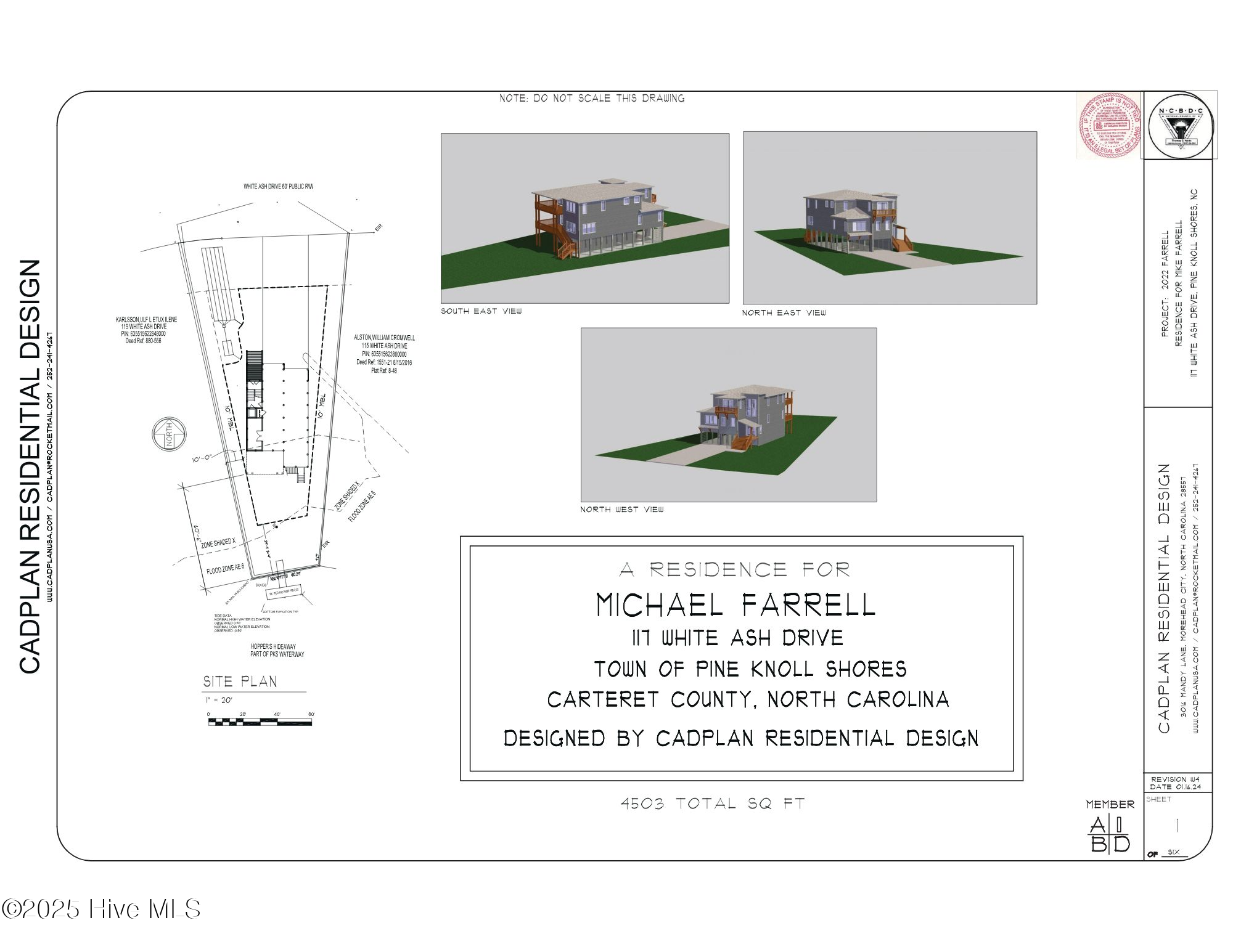 Vacant Land For Sale - 117 White Ash Drive<br/> Carteret County, Pine Knoll Shores, NC 28512