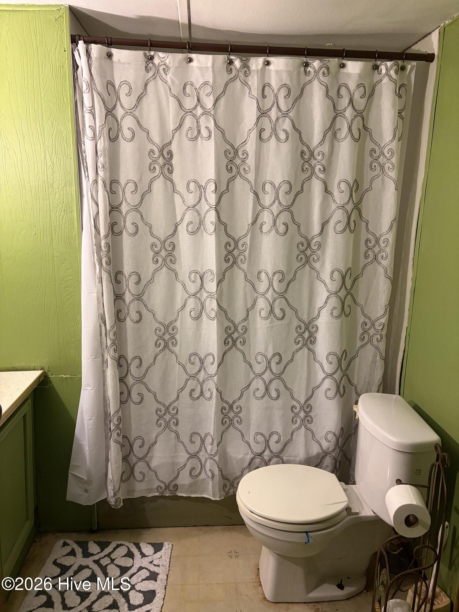 shower and washer hook up