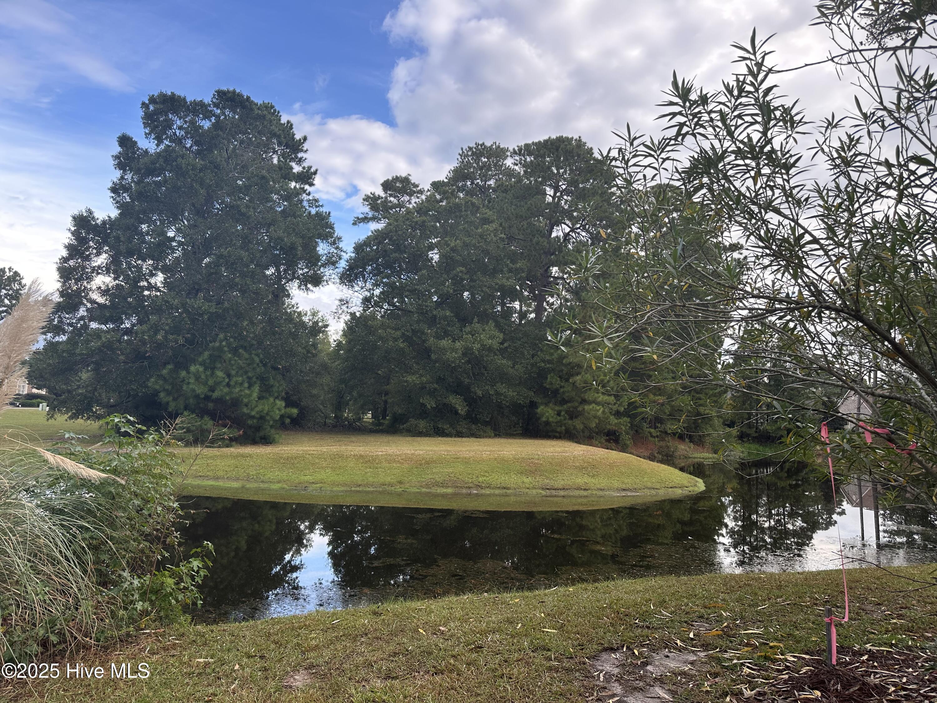 Facing into back of lot