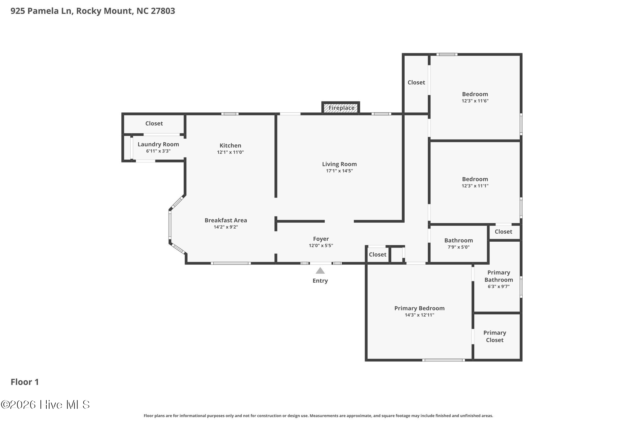 Homes For Sale - 925 Pamela Lane<br/> Rocky Mount, NC 27803