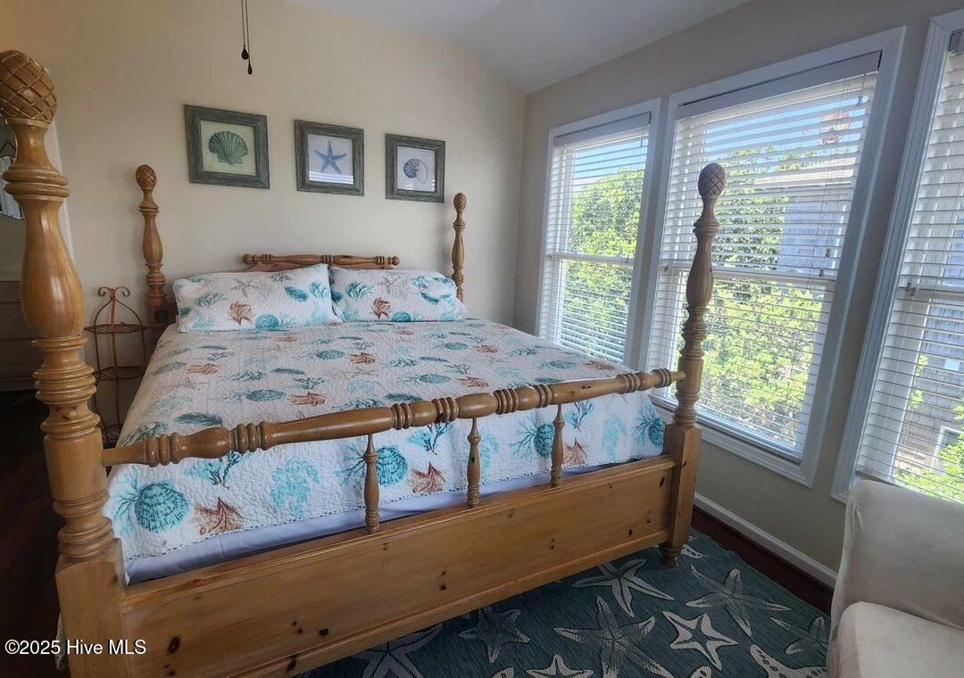 Upstairs Primary Bedroom with sounds views!