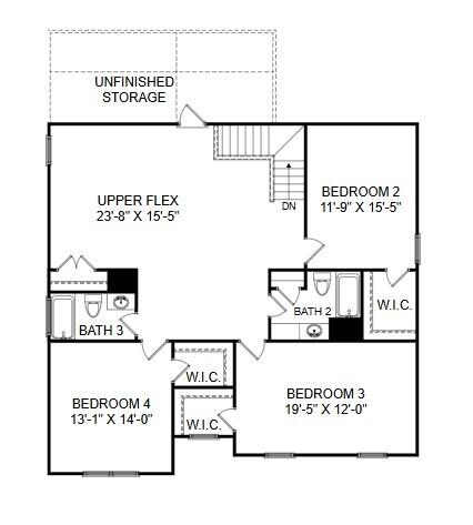 Rembert Upper Flr with 3rd BA
