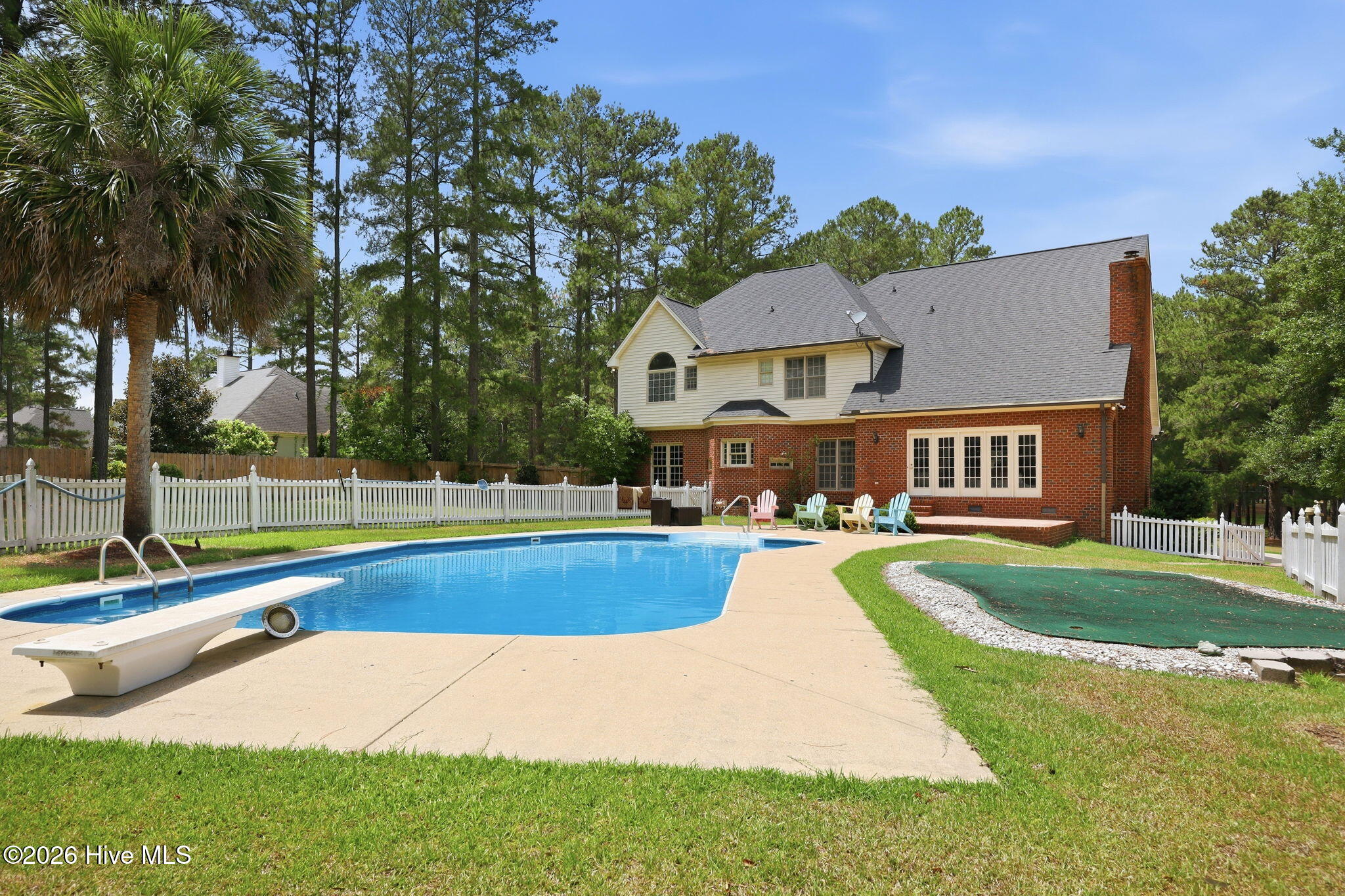 pool and putting green