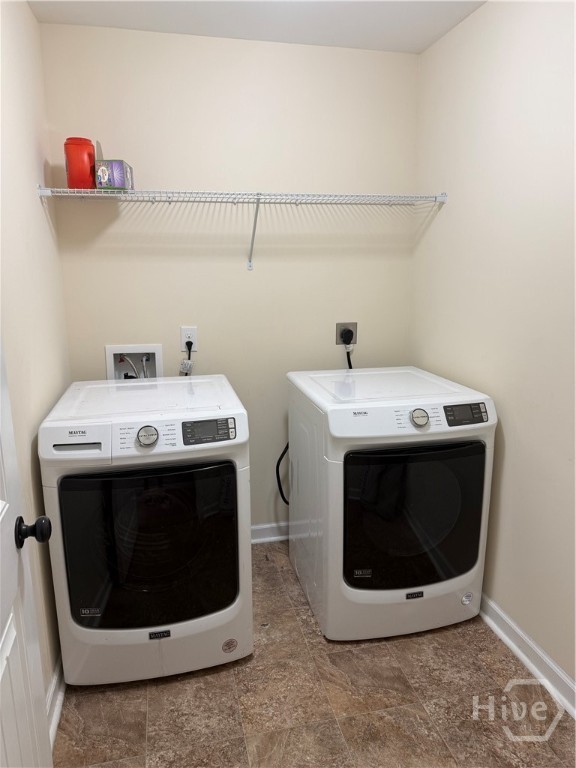 Laundry room- Washer and Dryer are staying!
