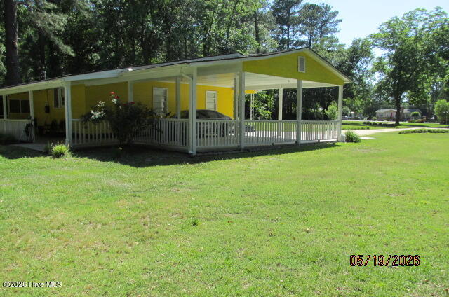 Exterior photo of 584 N 3rd Street, Saint Pauls, NC 28384. MLS: 100580322