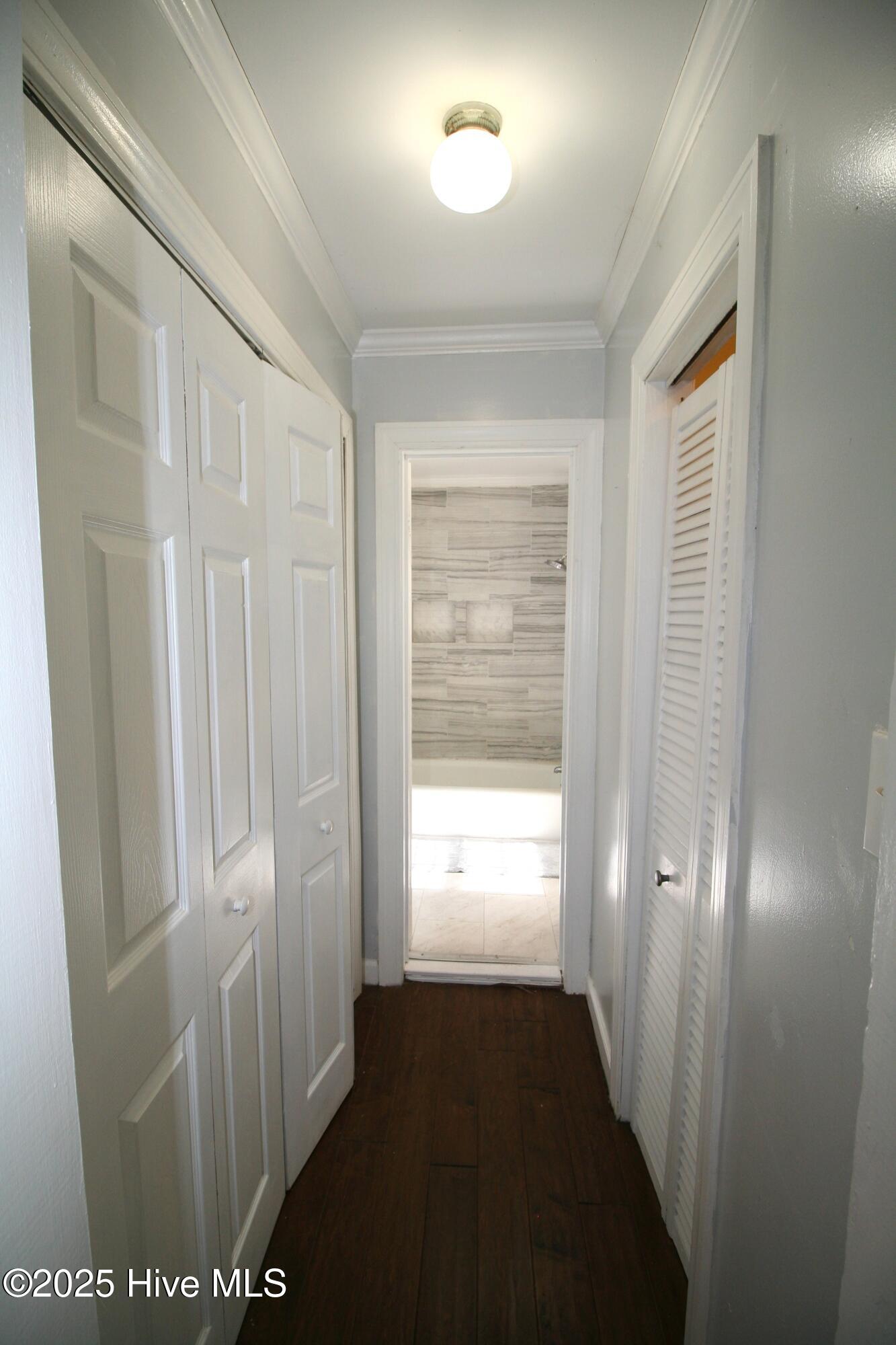 Hall of Closets for Primary Suite
