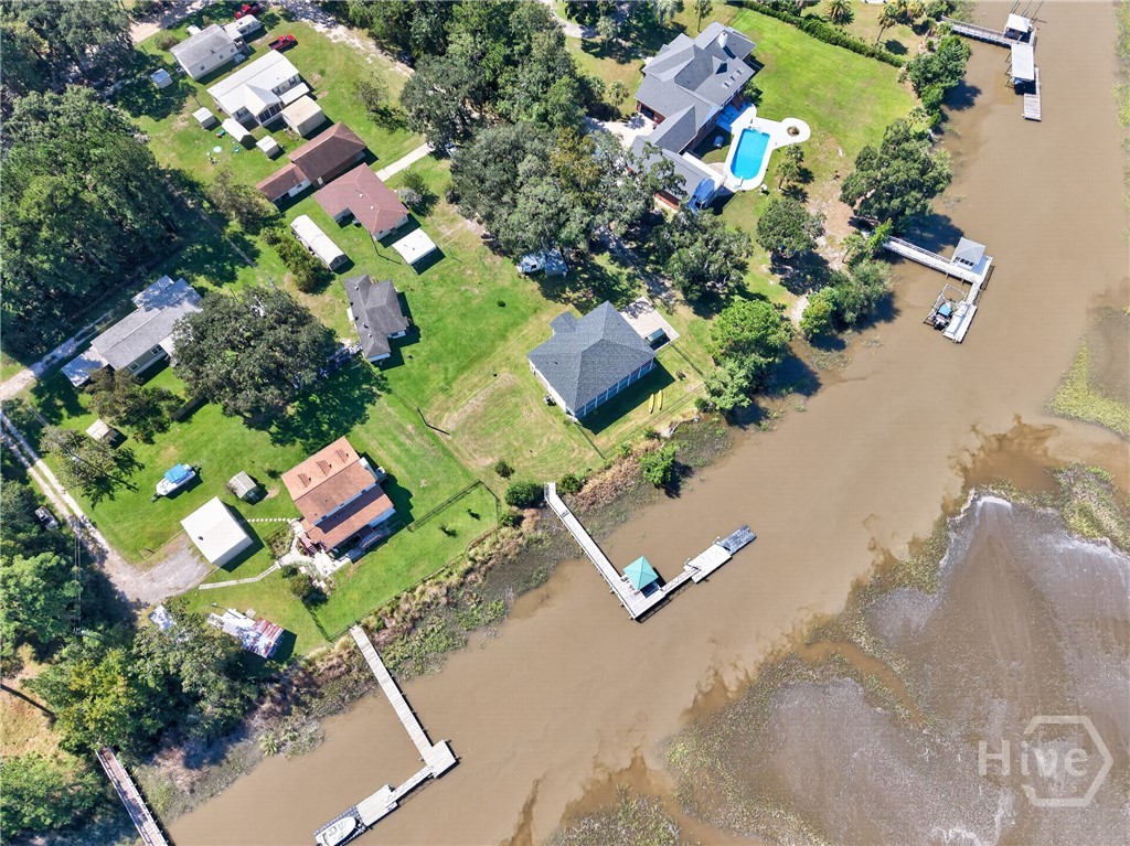 73 Ocean Rd, aerial view.