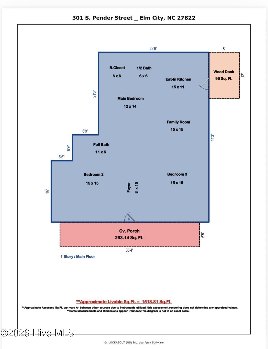 Homes for sale in Elm City, NC | 301 S Pender St, Elm City, NC 27822 | MLS# 100552789