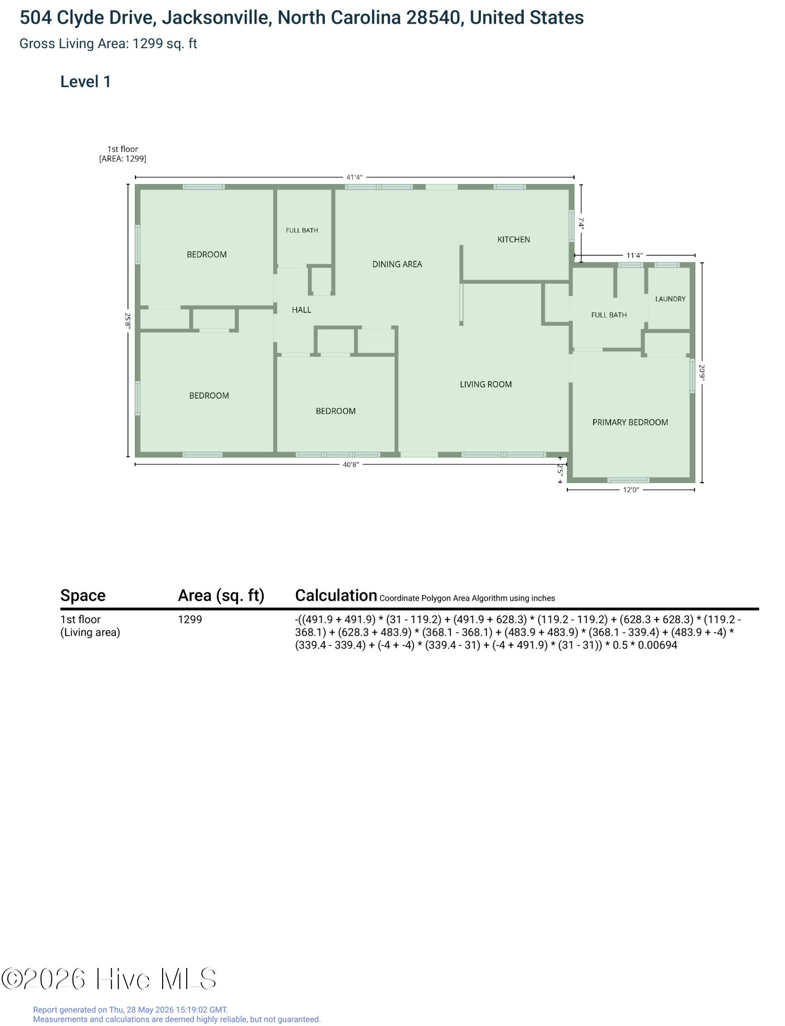 Exterior photo of 504 Clyde Drive, Jacksonville, NC 28540. MLS: 100577410