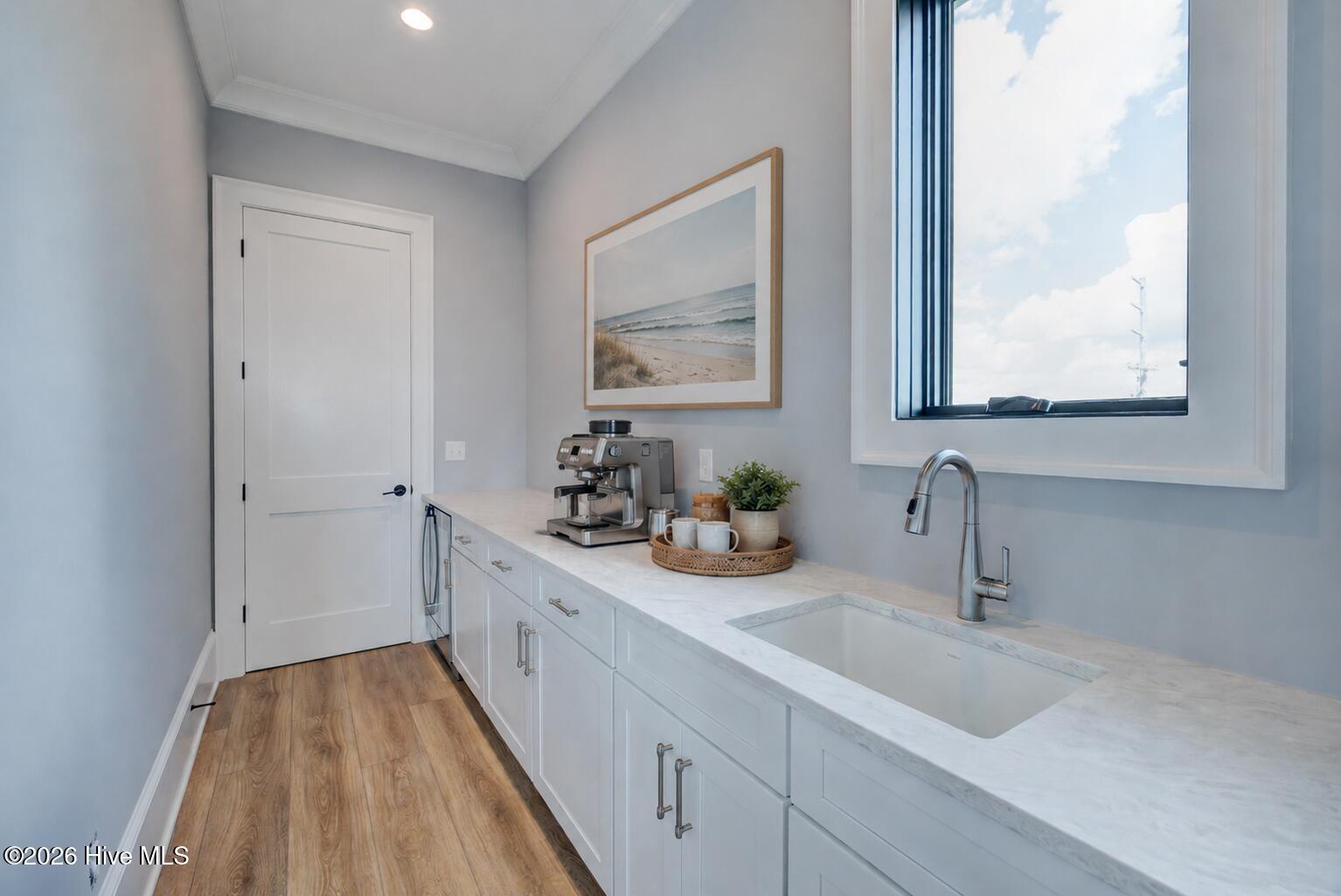 private pantry off of kitchen. virtually furnished