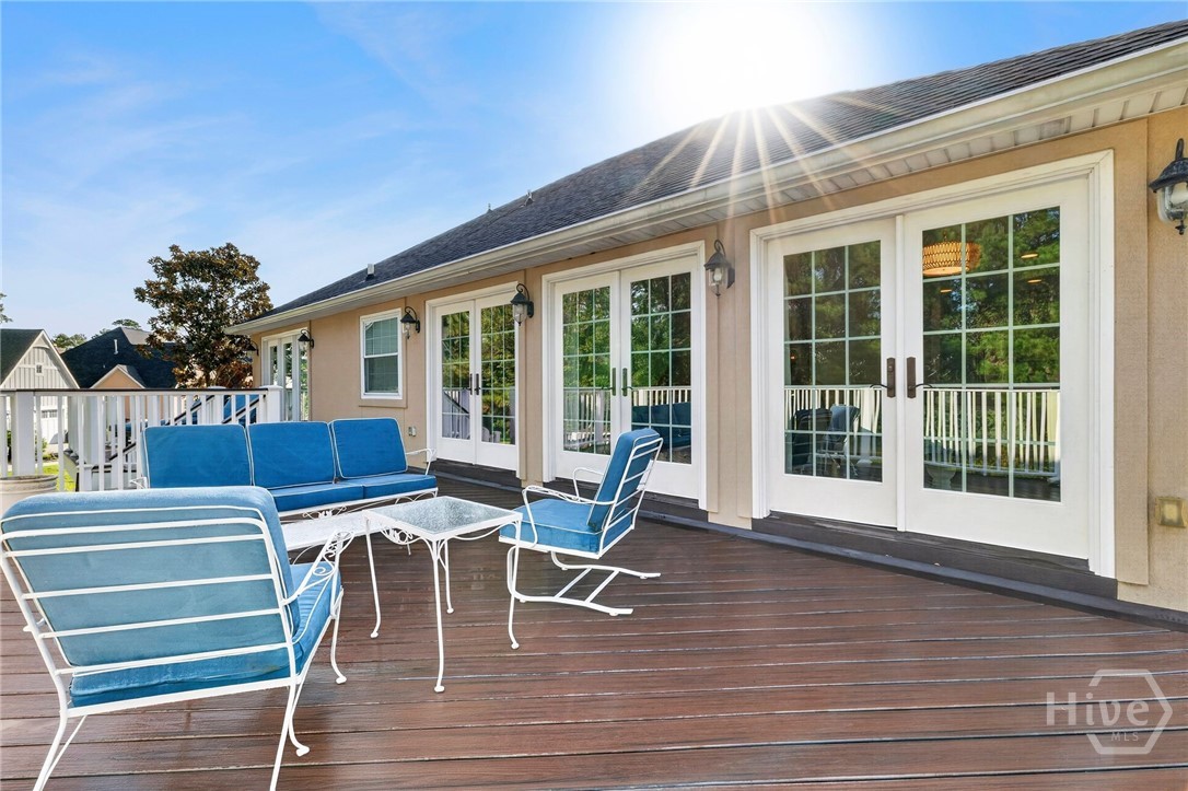 Trex Deck Overlooking the Lagoon