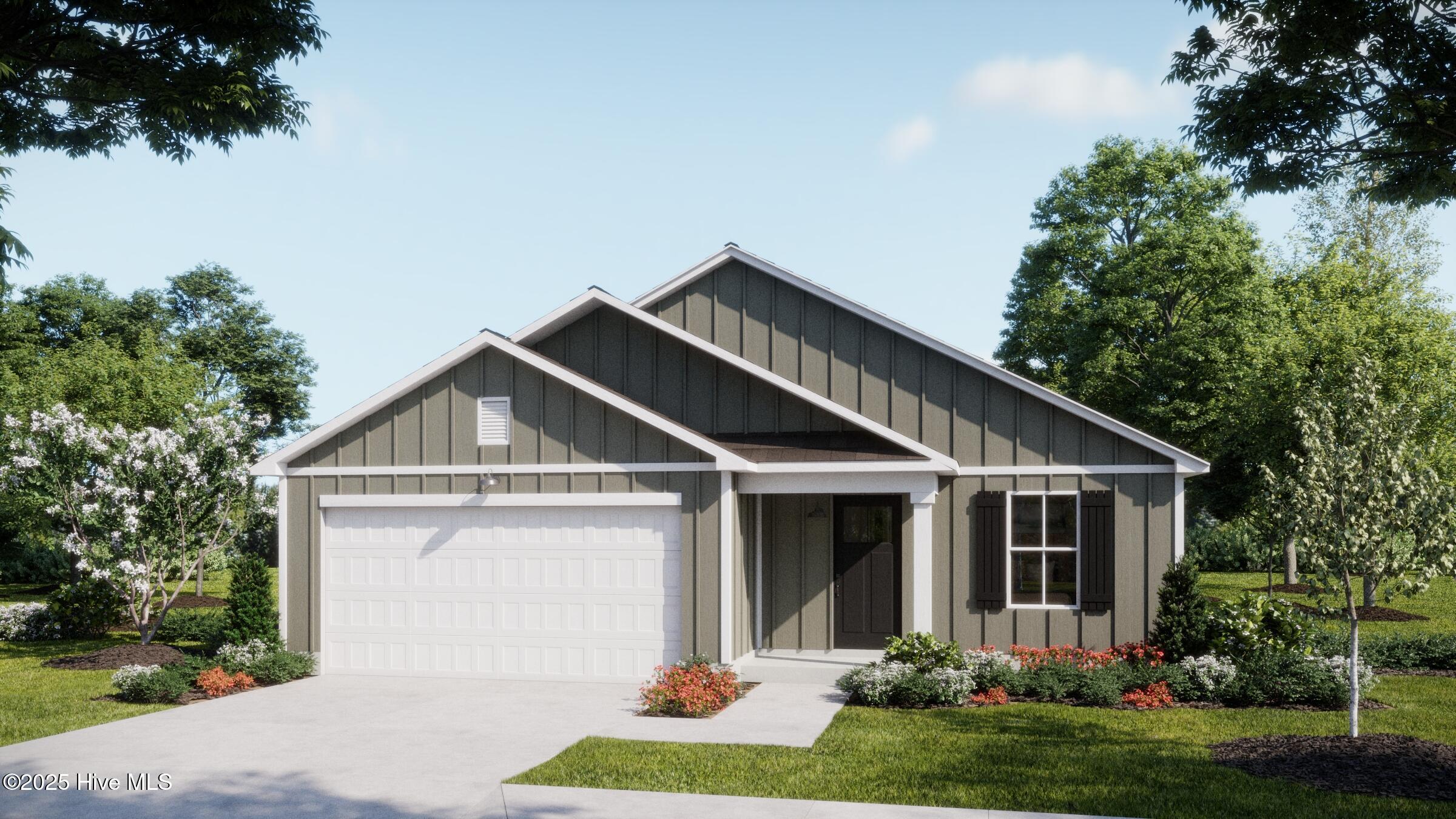 The Highland II is a beautiful single story, 4 bedroom, 2 bath cottage home featuring open and flowing living spaces with coastal color palettes. This plan features an open concept living area, perfect for relaxing and enjoying time at home.
